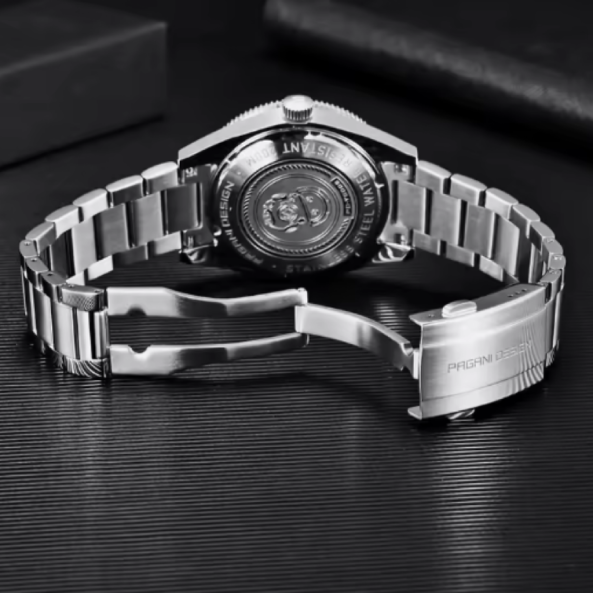 PAGANI DESIGN 2025 Nouveaux Hommes NH35 Montre Mécanique Luxe en Acier Inoxydable PDYS005 Saphir Étanche 20 Bar